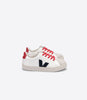 Veja Kids Esplar Lace Leather Trainers|White Nautico Pekin