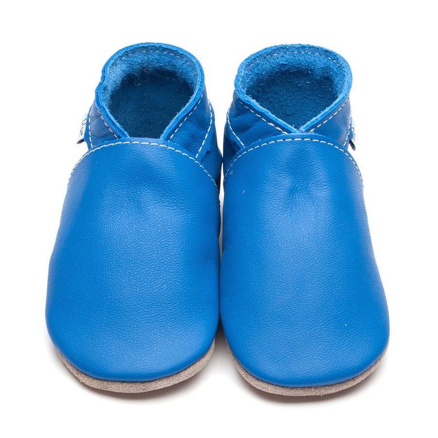 Inch Blue Baby Shoes|Soft Sole|Plain Blue