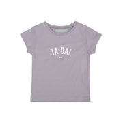 Bob & Blossom Ta Da! T-Shirt | Cap Sleeved | Parma Violet