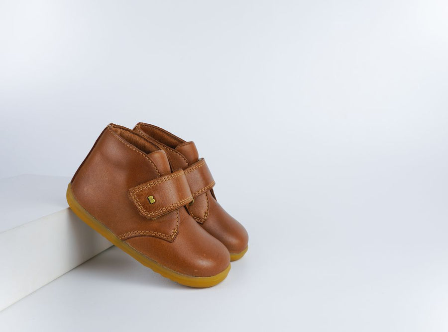 Bobux Step Up Desert Boots|Velcro|Caramel