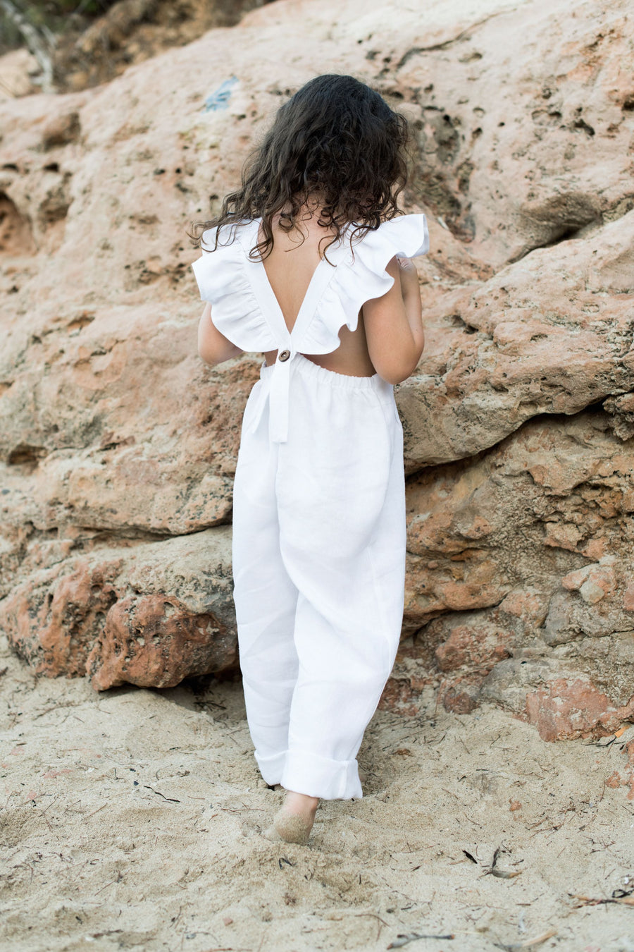 Freya Lillie Florence Dungarees|White