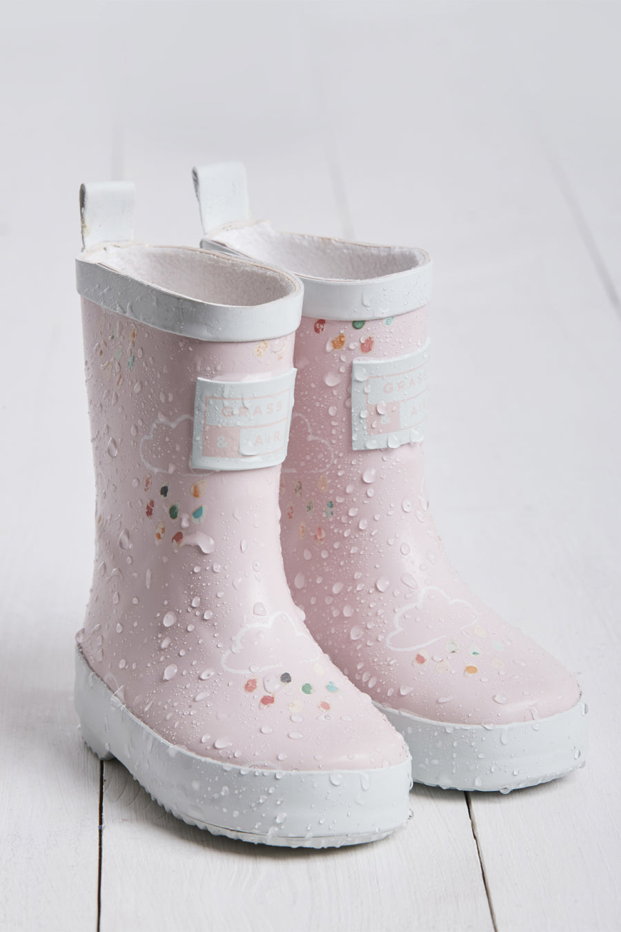 Grass and Air wellies|Infant |Colour Changing|Pale Pink