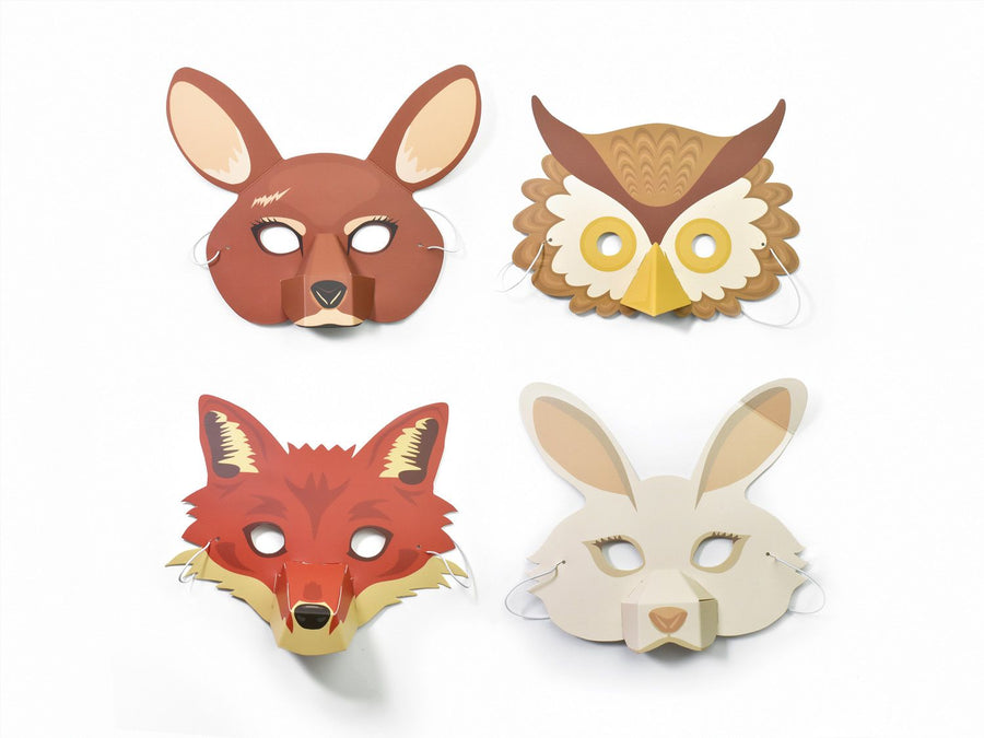 Clockwork Soldier Create Your Own Paper Dragon Woodland Masks