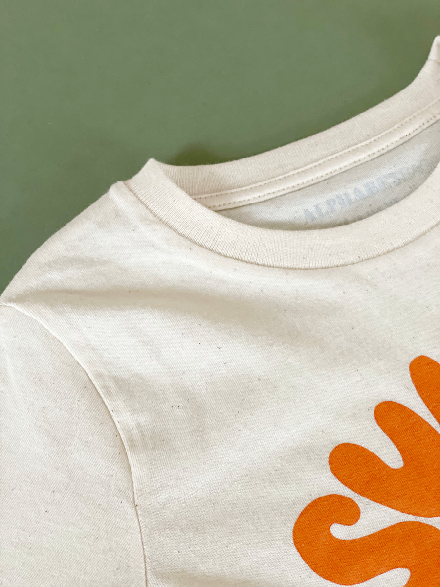 Alphabet Bag | Summer Of Fun T-Shirt | Natural & Orange