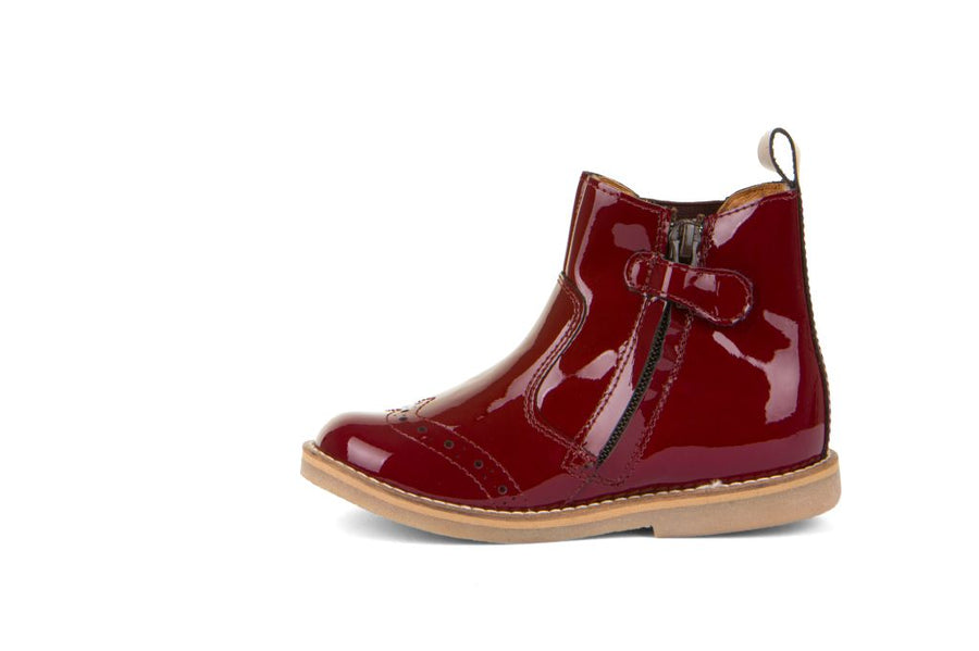 Froddo Chelsea Boots | Chelys Brogue | Red Patent