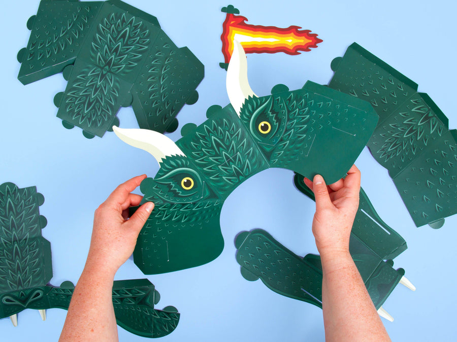 Clockwork Soldier Create Your Own Paper Dragon Mask